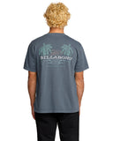 Billabong Mens Splashed Blue Social Lounge Premium SS Tshirt