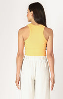 Dex Ladies Apricot SL Ribbed Tank