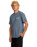 Billabong Mens Splashed Blue Social Lounge Premium SS Tshirt