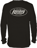 Hurley Mens Black Everyday h20 Dri-Oil Change Slub LS Shirt