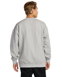 Billabong Mens Light Grey Heather Austin Garage Crew