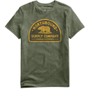 Northbound Supply Co. Mens Military Green Heather Canadian Wilderness Tshirt