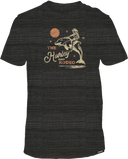 Hurley Mens Black Heather  Ocean Rodeo Slub SS Tshirt