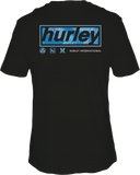 Hurley Mens Black Throwback Fill SS Tshirt