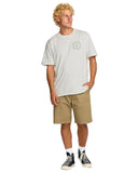 Billabong Mens Off White Desert Flower Premium SS Tshirt