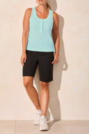 Tribal Ladies Oasis Sleeveless Top w/Hidden Snaps