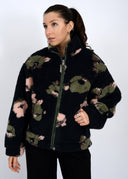 RD Style Ladies Green Whistler Sherpa Zip Front Jacket