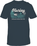 Hurley Mens Armoured Navy Camp SS Tshirt
