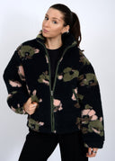 RD Style Ladies Green Whistler Sherpa Zip Front Jacket