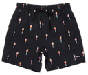Hurley Mens Black Combo Cannonball 17" Volley Short