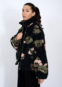 RD Style Ladies Green Whistler Sherpa Zip Front Jacket