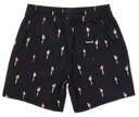 Hurley Mens Black Combo Cannonball 17" Volley Short