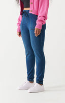 Dex Ladies Dark Indigo Wash Knit Denim Jogger
