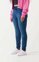 Dex Ladies Dark Indigo Wash Knit Denim Jogger