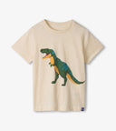 Hatley Boys White Smoke T-Rex Graphic Tshirt
