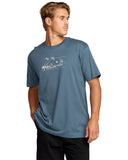 Billabong Mens Splashed Blue Beach Club Premium SS Tshirt