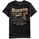 Northbound Supply Co. Black Cattle Ranch Tshirt