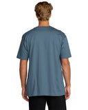 Billabong Mens Splashed Blue Beach Club Premium SS Tshirt