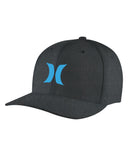 Hurley Mens Black Heather H2O Dri One & Only Flexfit Hat