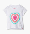 Hatley Girls White Glowing Hearts Graphic Tshirt