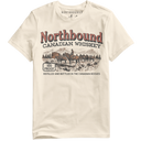 Northbound Supply Co. Mens Natural Canadian Whiskey Tshirt