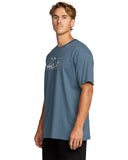 Billabong Mens Splashed Blue Beach Club Premium SS Tshirt