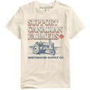 Northbound Supply Co. Mens Natural Support Farmers Tshirt