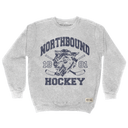 Northbound Supply Co. Mens Grey Heather 1981 Hockey Crewneck Fleece