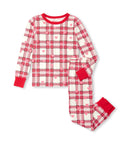 Hatley Girls Cami Lace Hearts Plaid Stretch Cotton Pajama Sest