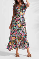Tribal Ladies Dominica SS Wrap UP Maxi Dress