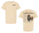 Northbound Supply Co. Mens Ivory Canadian Prairies Tshirt