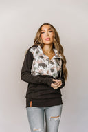 Ampersand Ave Where The Buffalo Roam Halfzip Sweatshirt