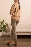 Tribal Ladies Ice Latte LS Zip Front Jacket w/Double Pockets