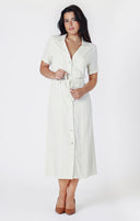 Dex/Room 34 Ladies Cream Utility Shirt Dress