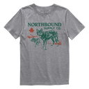 Northbound Supply Co. Boys Grey Heather Timberwolves Tshirt