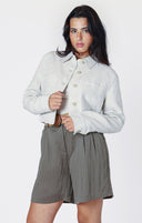Dex/Room 34 Ladies Natural Cropped Utility Jacket