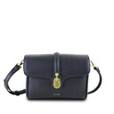 Pixie Mood Black Pebbled Lock Crossbody