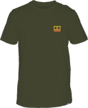 Hurley Mens Charcoal Fern Divide SS Tshirt