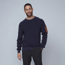 Hedge Mens Navy LS Crewneck Sweater