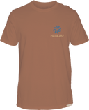 Hurley Mens Martian Rust Whirlpools SS Tshirt