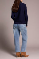 Tribal Ladies Nightfall Zip Up V-Neck Sweater