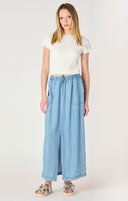 Dex Ladies White SS Textured Tshirt