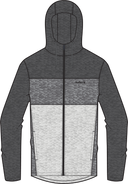 Hurley Mens Black Saddleback Full Zip
