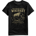 Northbound Supply Co. Mens Black Prairie Whiskey Tshirt