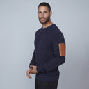 Hedge Mens Navy LS Crewneck Sweater