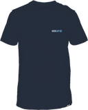 Hurley Mens Midnight Aqua Everyday Circle Gradient SS Tshirt