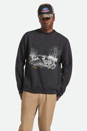 Brixton Mens Black Gallop Crewneck