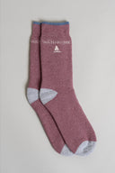 Wanakome Unisex Rosso Heather Mix Logo Socks
