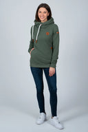 Wanakome Ladies Moss Green Artemis Hoodie