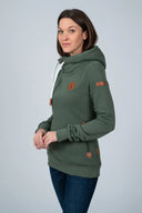Wanakome Ladies Moss Green Artemis Hoodie